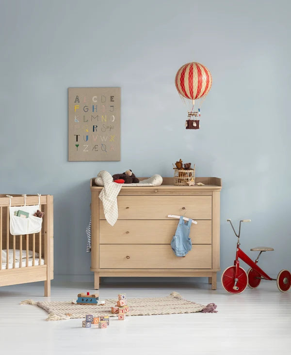Wood Nursery Top for 041368 Oak