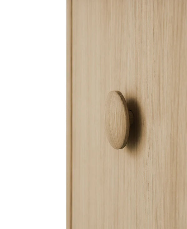 Wood Wardrobe 3 Doors Oak