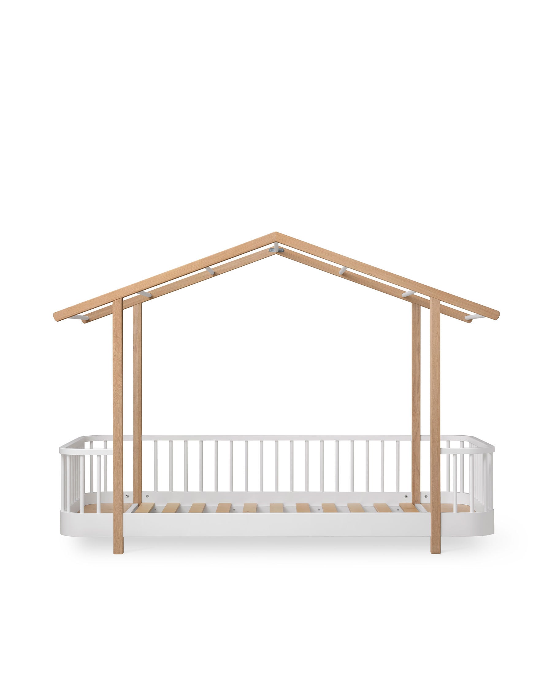 Wood Original House Bed White/Oak
