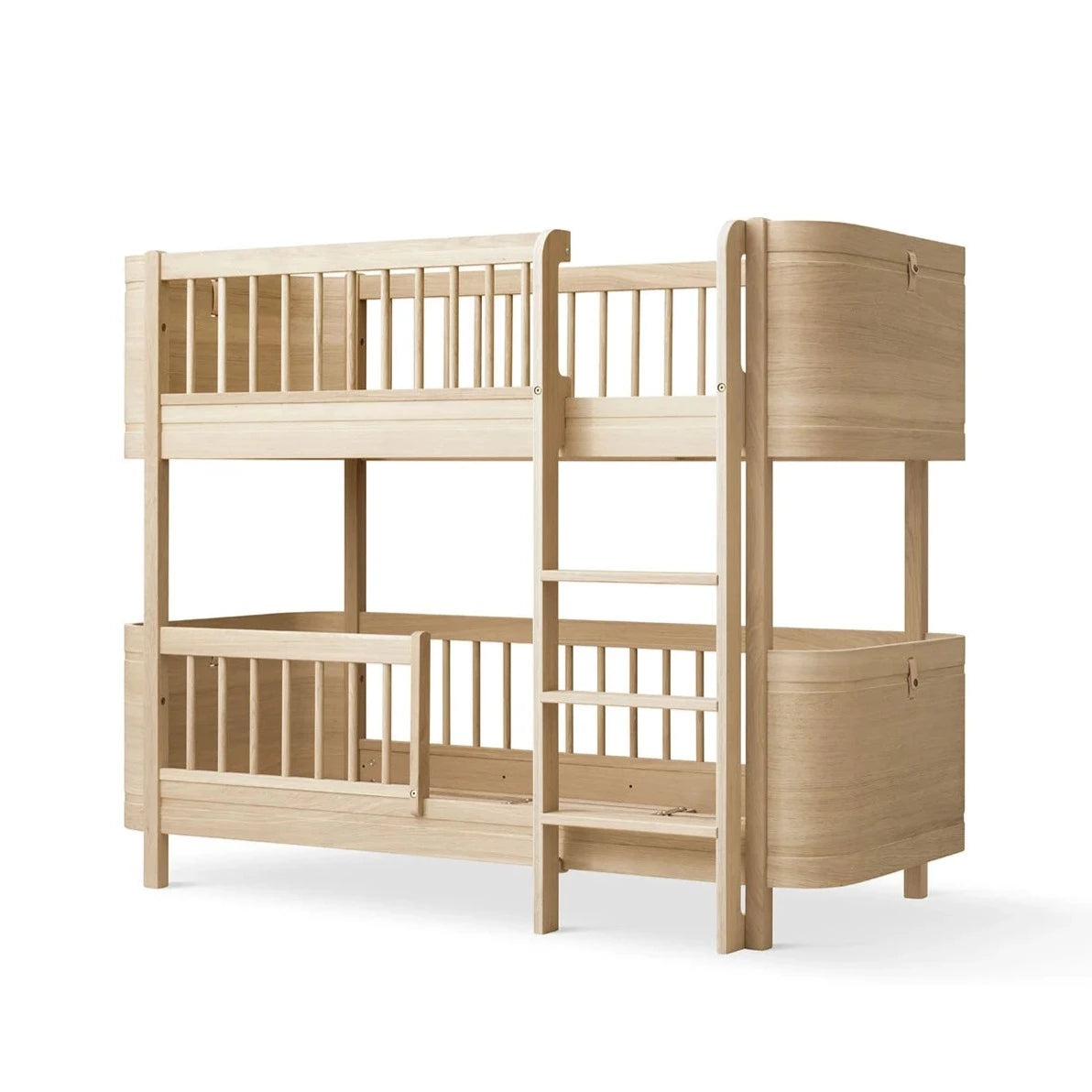 Wood Mini+ Low Bunk Bed Oak