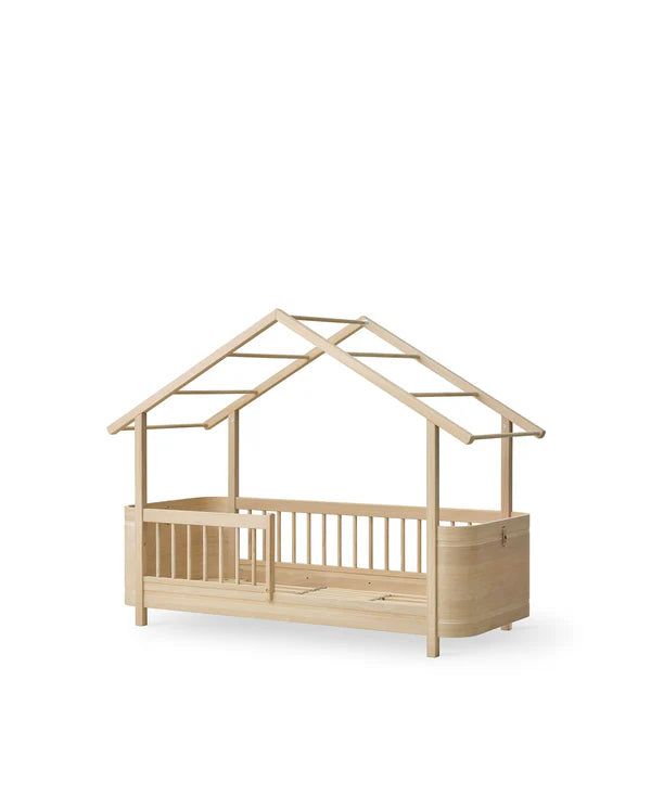 Wood Mini+ House Bed I Oak