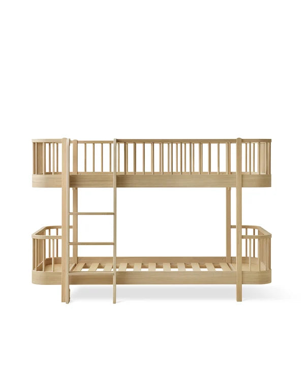 Wood Original Low Bunk Bed Oak