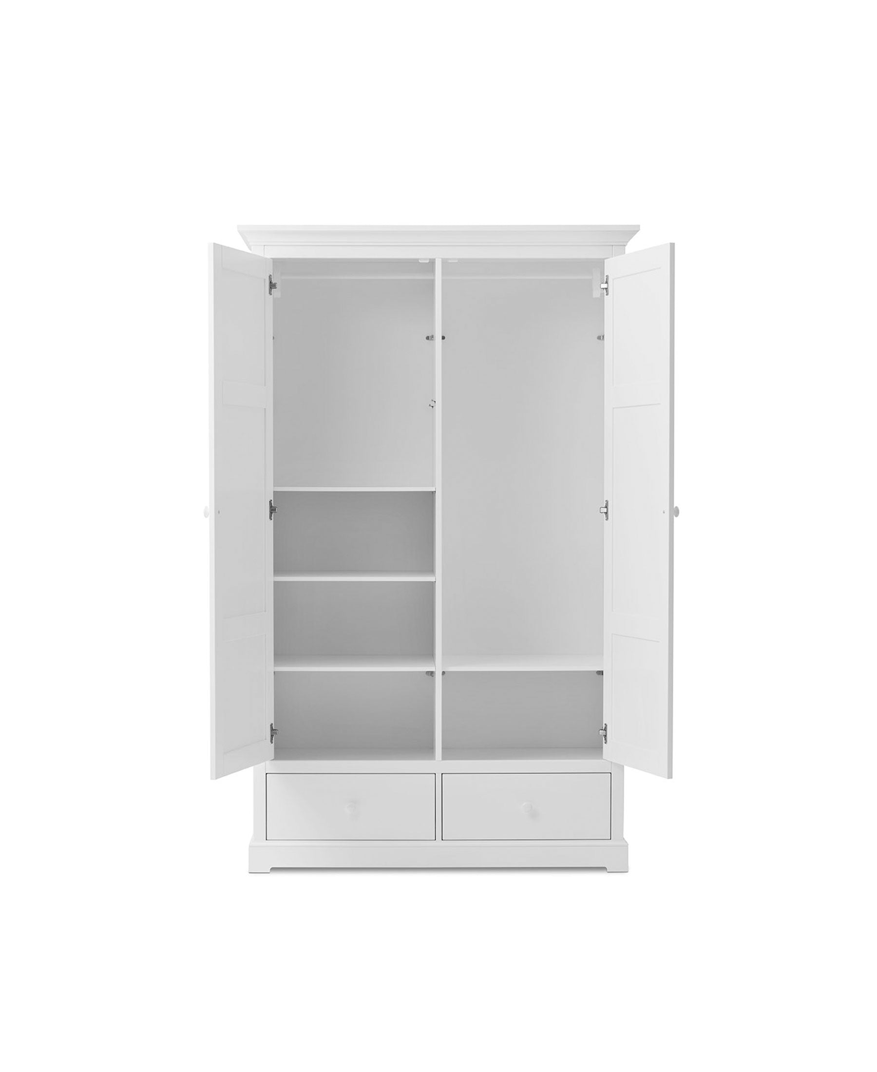 Seaside Wardrobe 2 Doors White