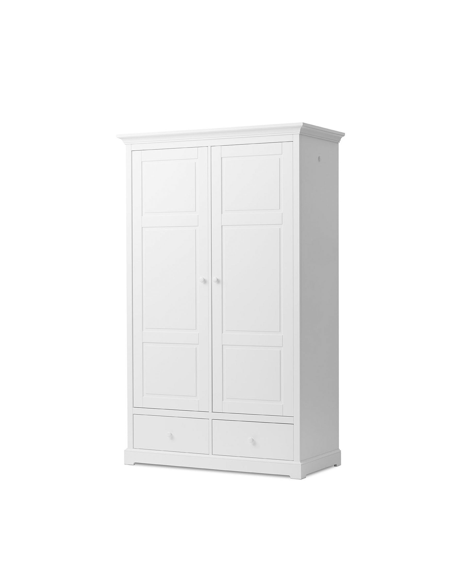 Seaside Wardrobe 2 Doors White