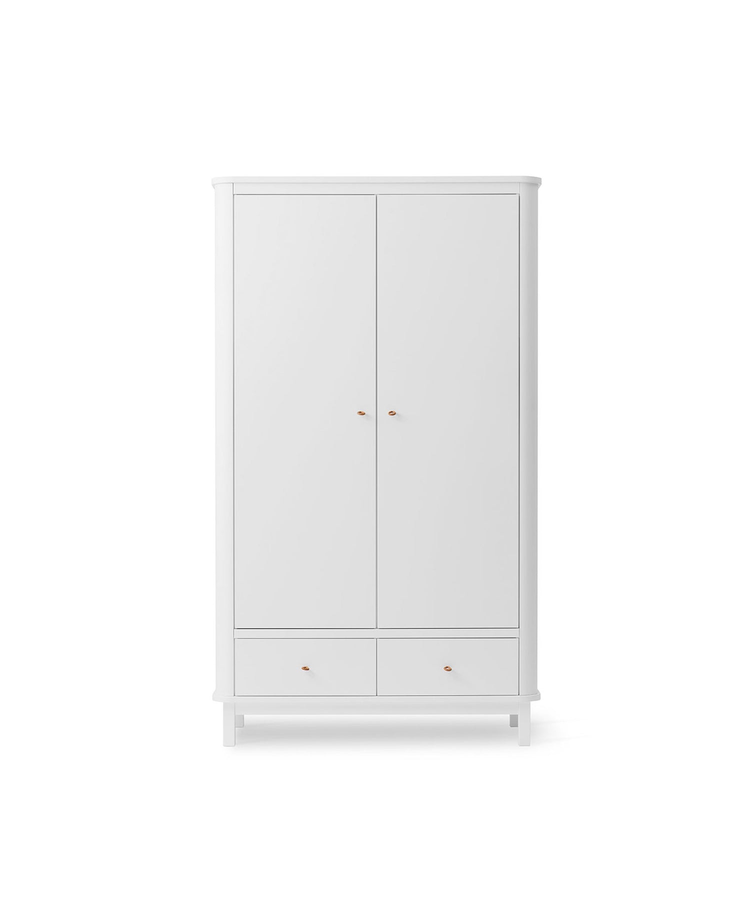 Oliver Furniture Wood Wardrobe in White.
