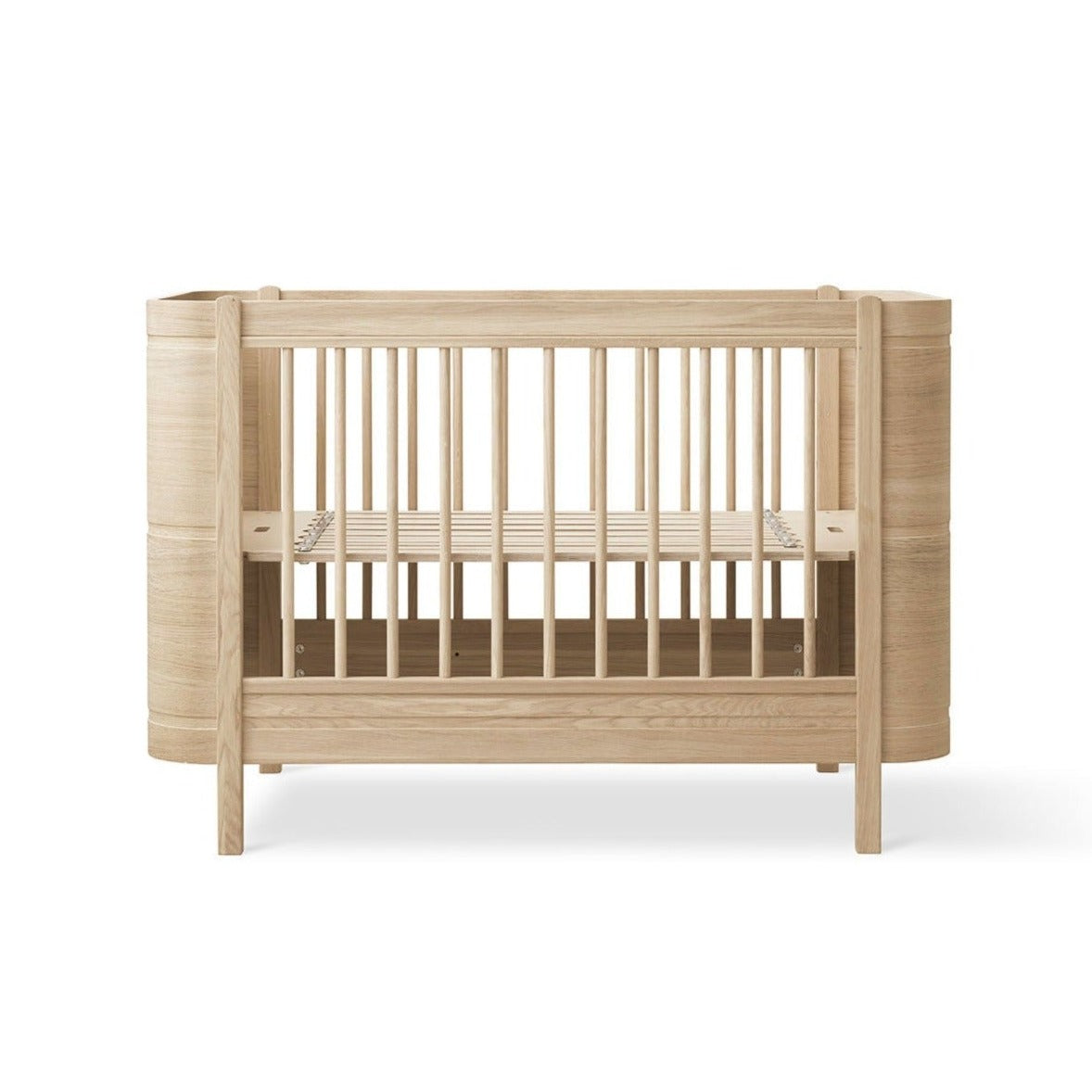Wood Mini+ Ledikant Incl Junior Kit in Eikenhout
