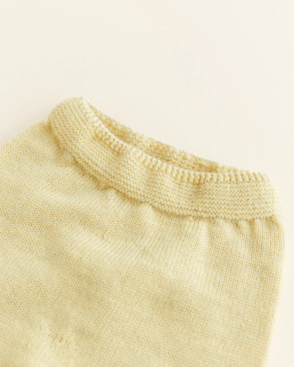Guido Woolen Baby Pants Light Yellow
