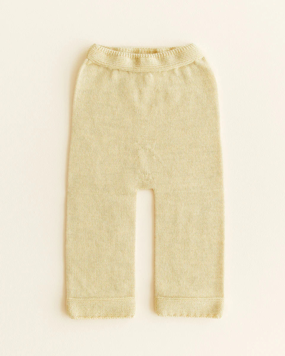 Guido Woolen Baby Pants Light Yellow