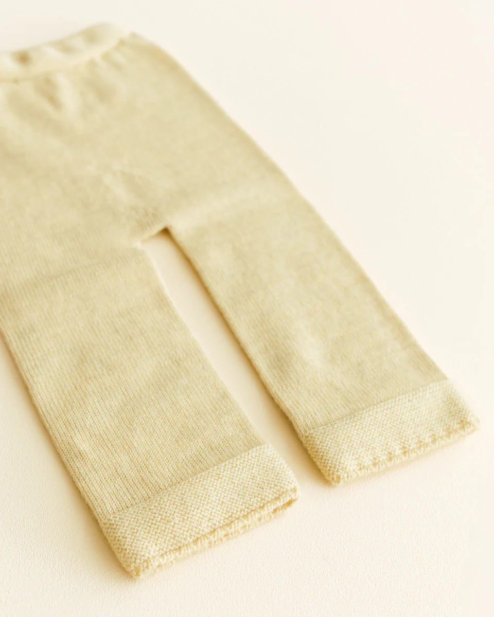 Guido Woolen Baby Pants Light Yellow