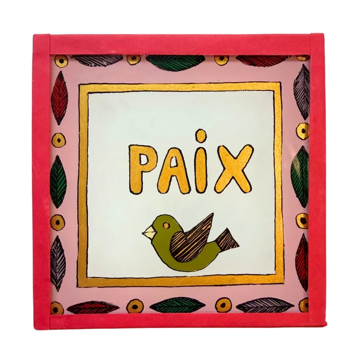 Paix Bird White Painting - Mini