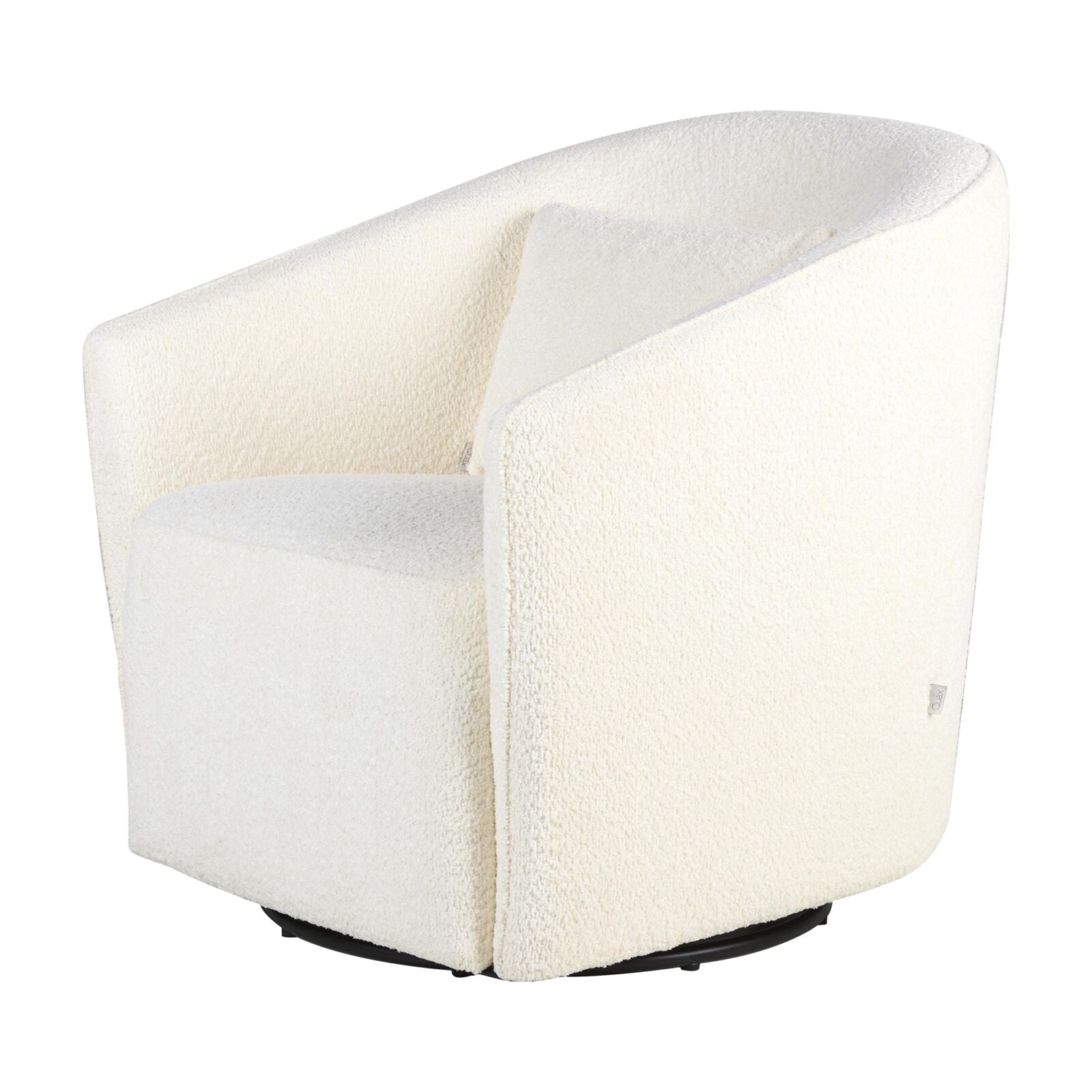 Gomi Gliding & swivel chair - cream