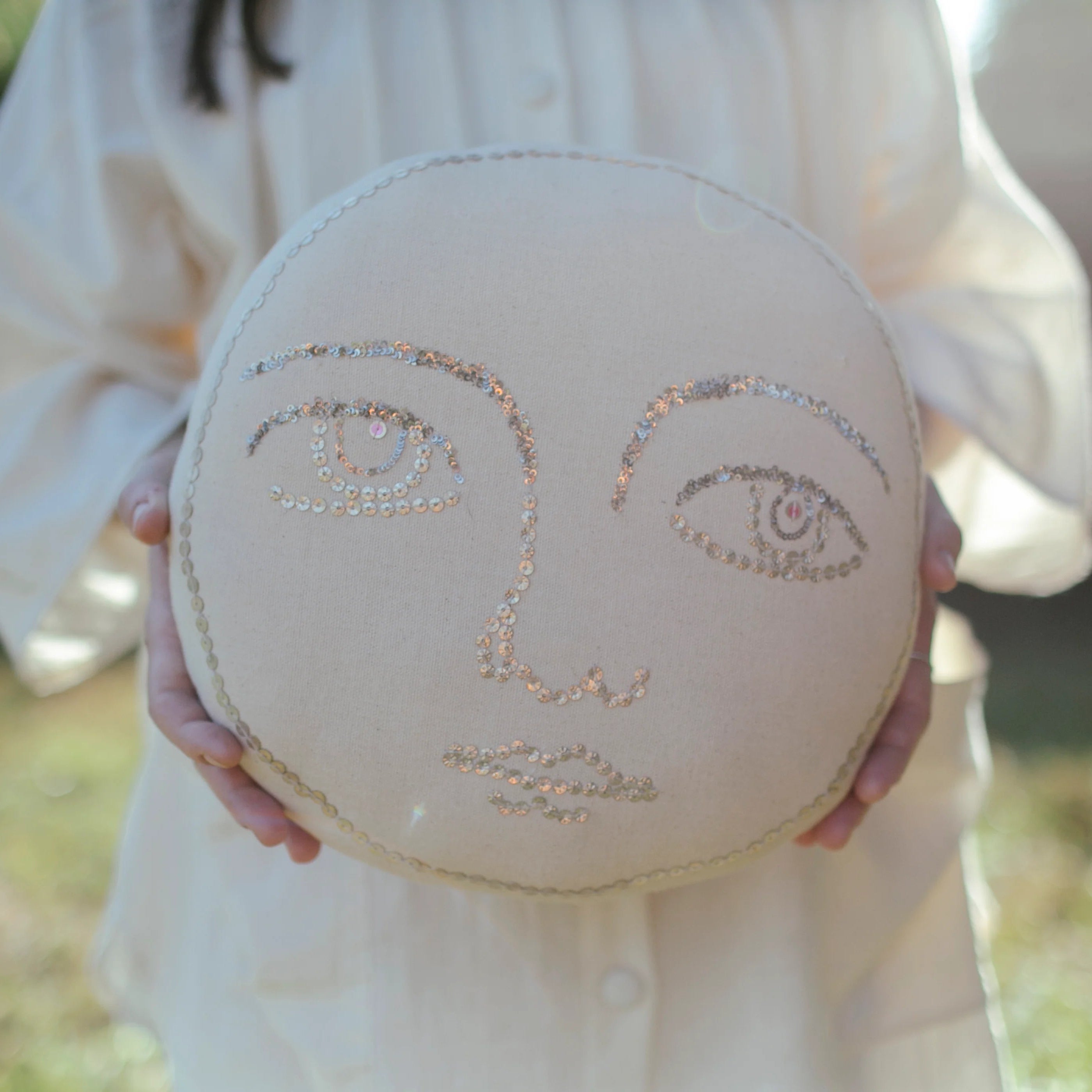 Full Moon Face Pillow