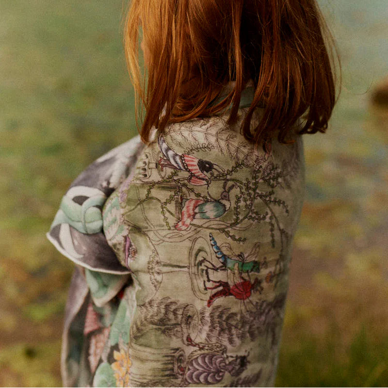 The Pond Dance Reversible Large Swaddle Blanket