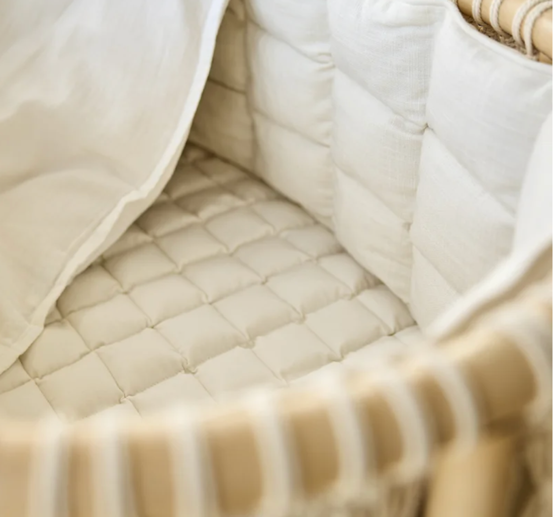 Bedbumper voor wieg in kapok