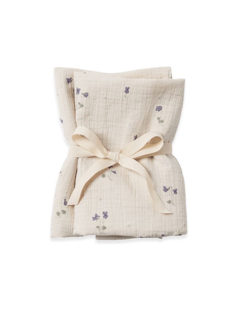 Muslin Blanket Set of 2 Viola