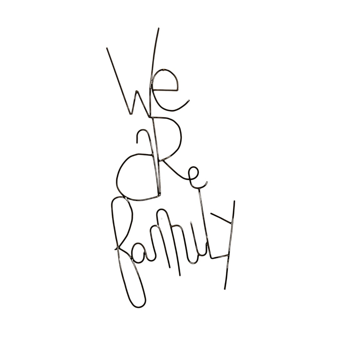 We Are Family Wire Word