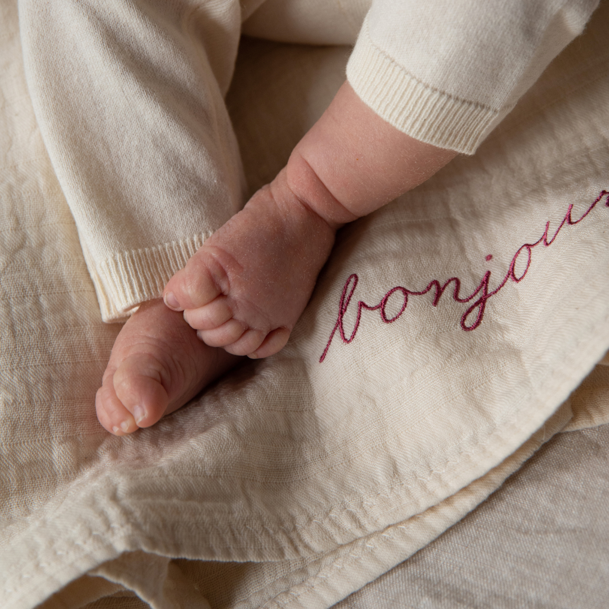 Hydrofiele Doek Bonjour in Baobab Roze