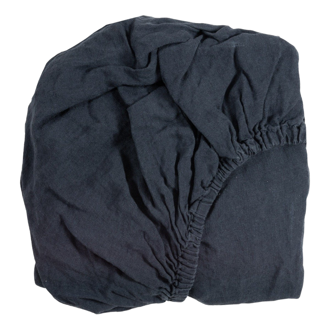 Linen Changing Pad Cover Off Black