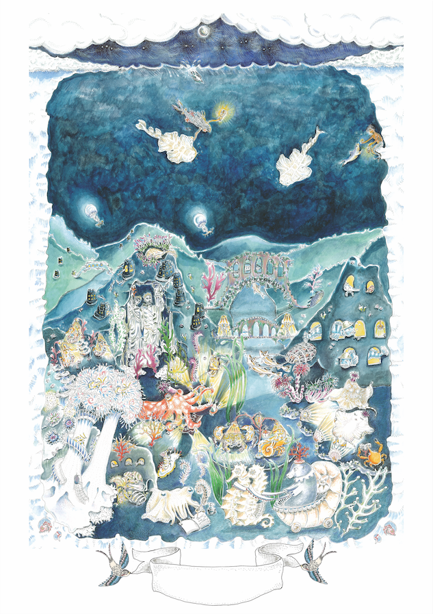 Birthposter The Legends of the Sea by Night