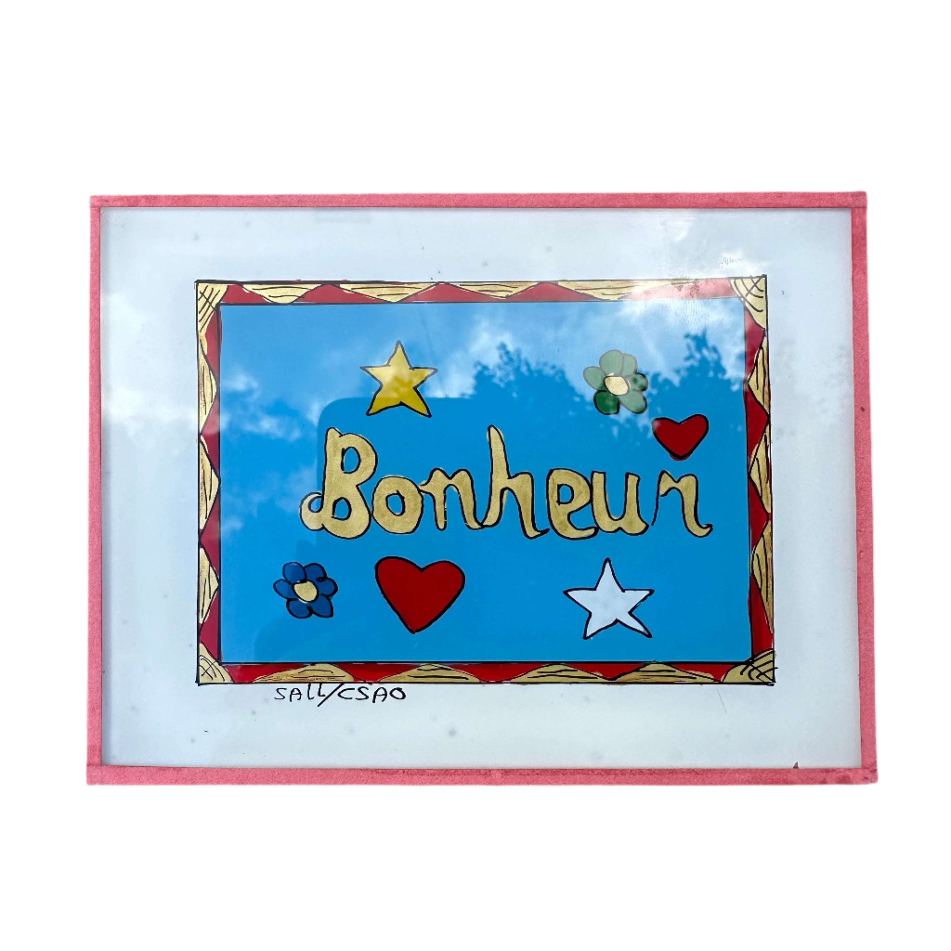 Decorative sign with &