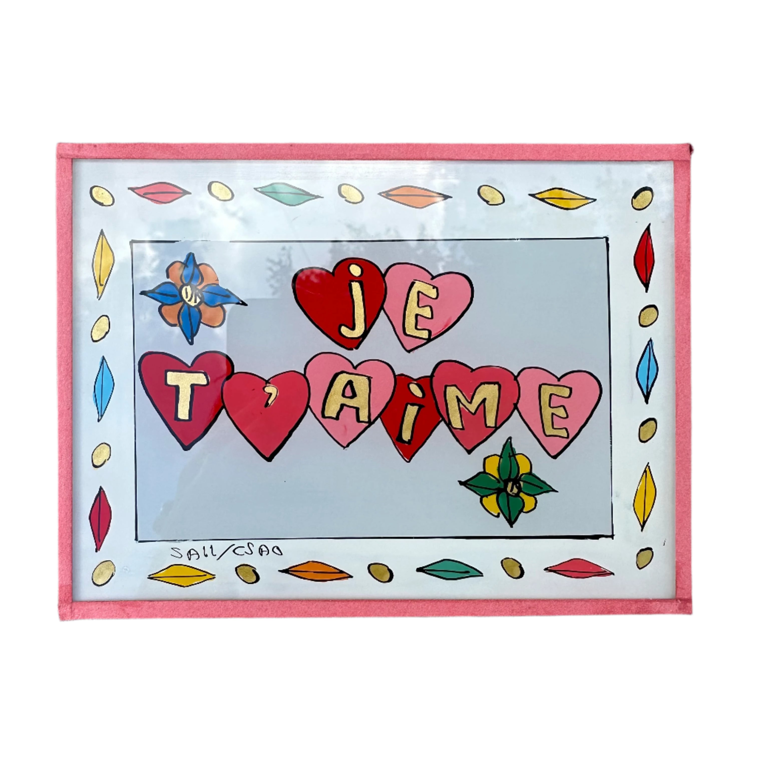 Decorative card with &