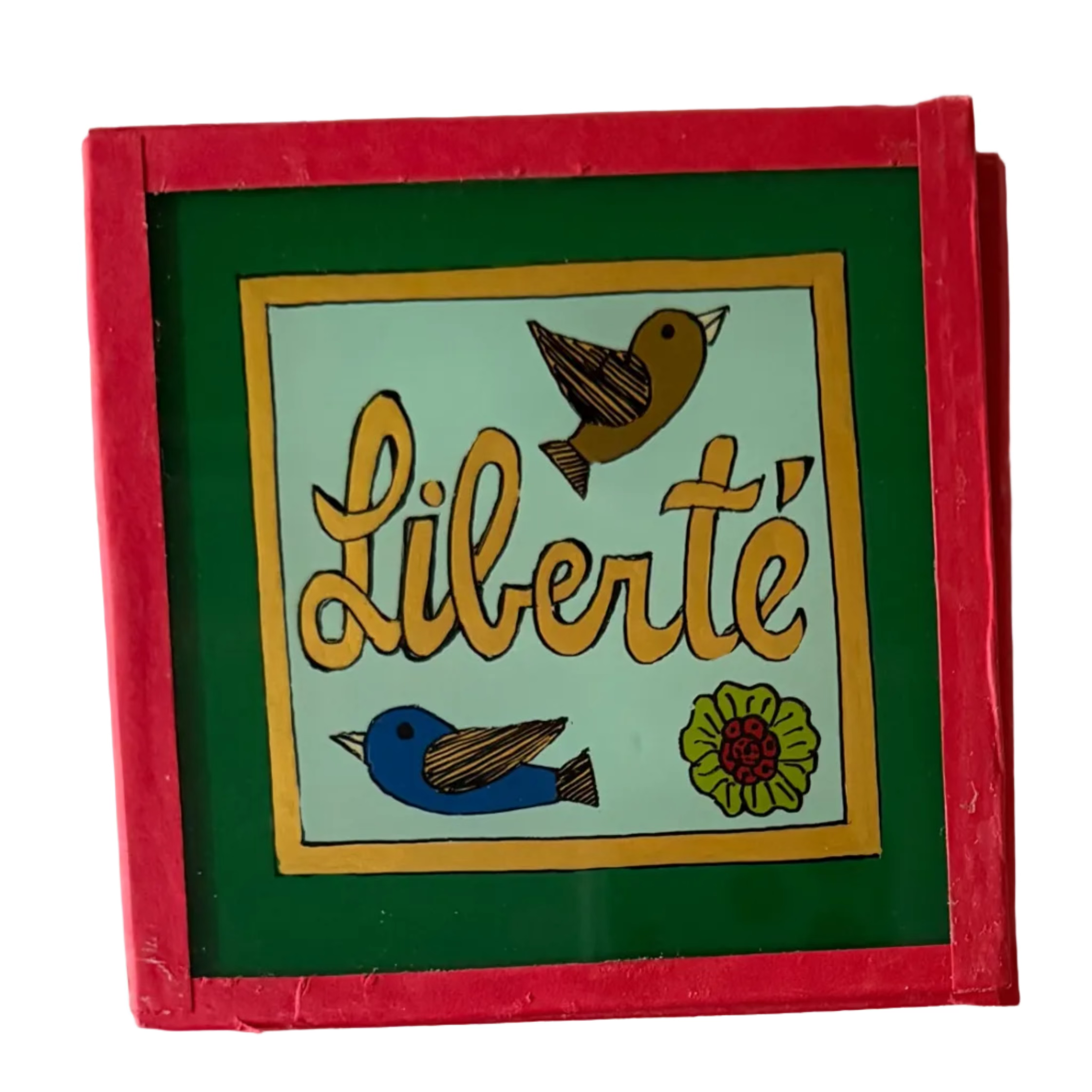 Liberté Painting Green Birds - Mini
