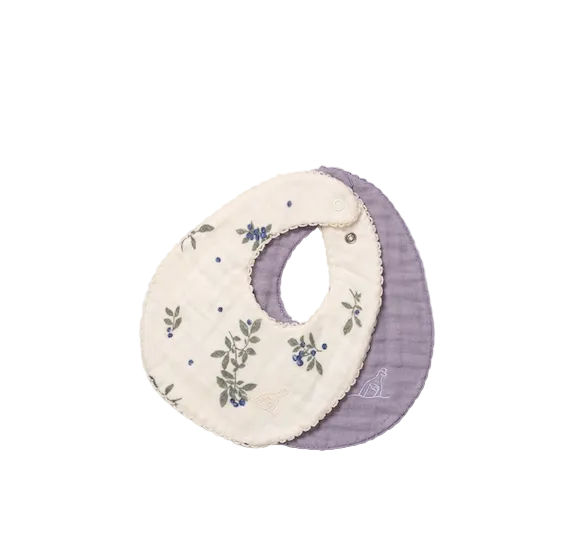 Koa Bib 2 Pack Blueberrie/Lavender
