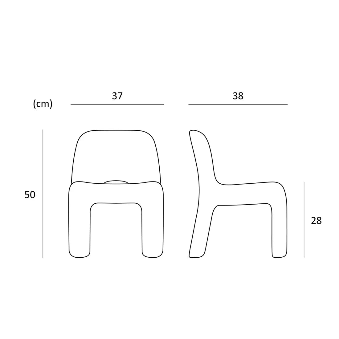 Charlie Chair Off White