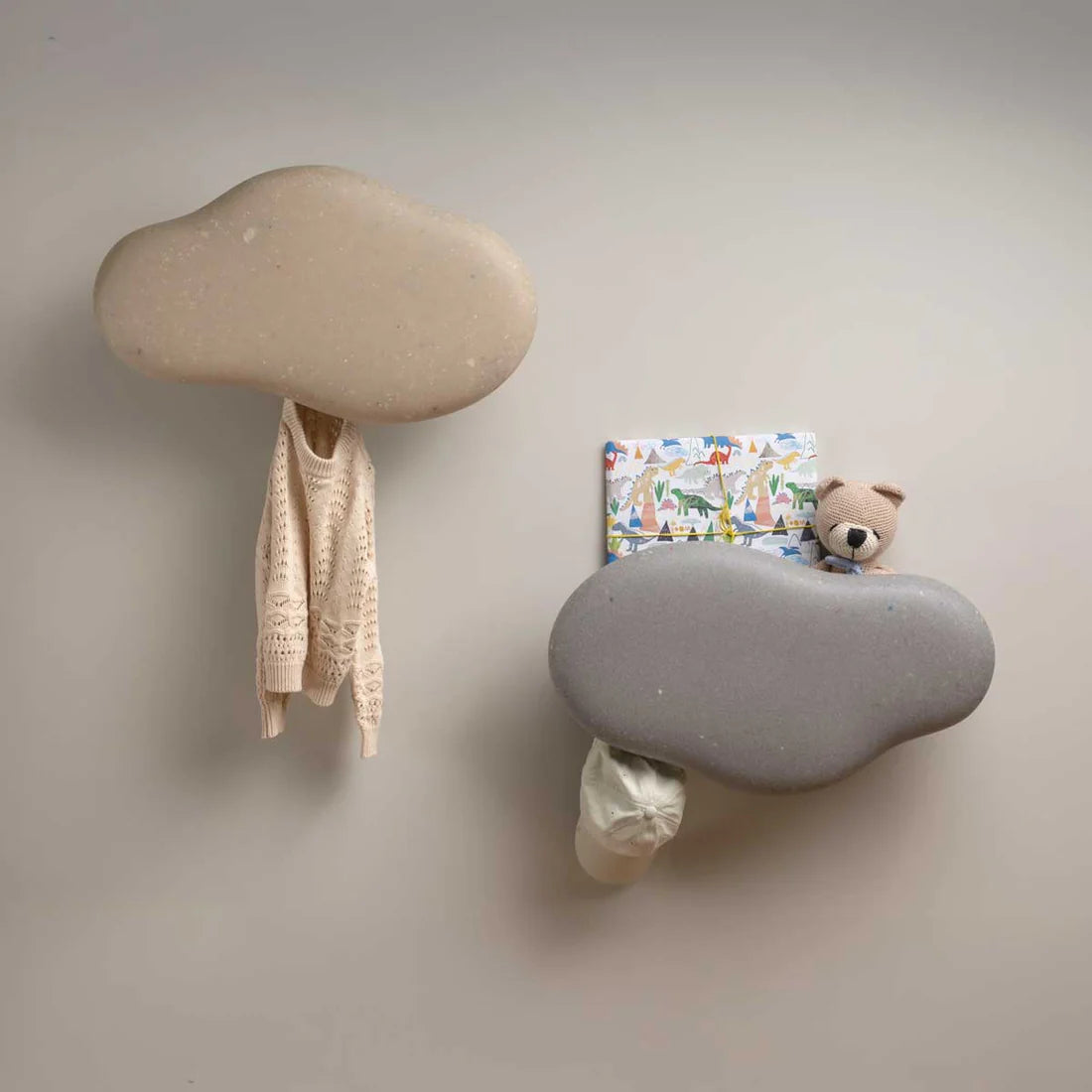Marine Coat Rack Stony Grey