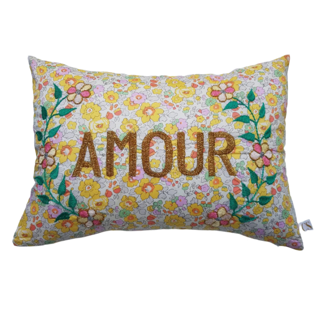 Amour Kussen Geel