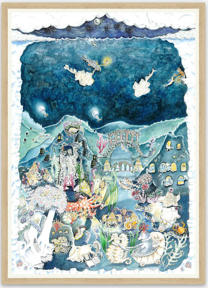 Birthposter The Legends of the Sea by Night