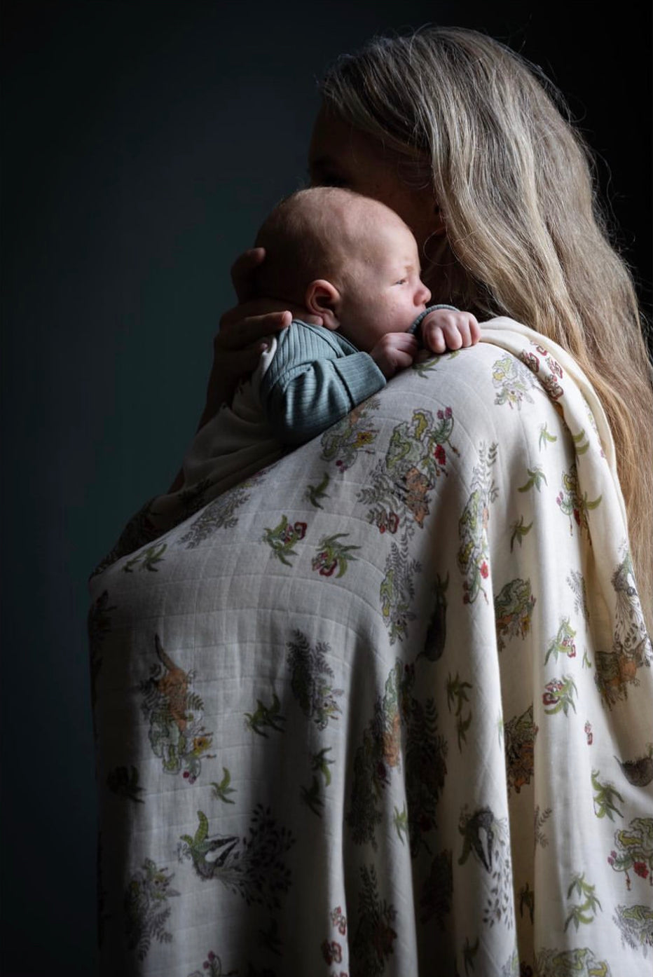 Baby Muslin Hiding Rabbits & Foxes