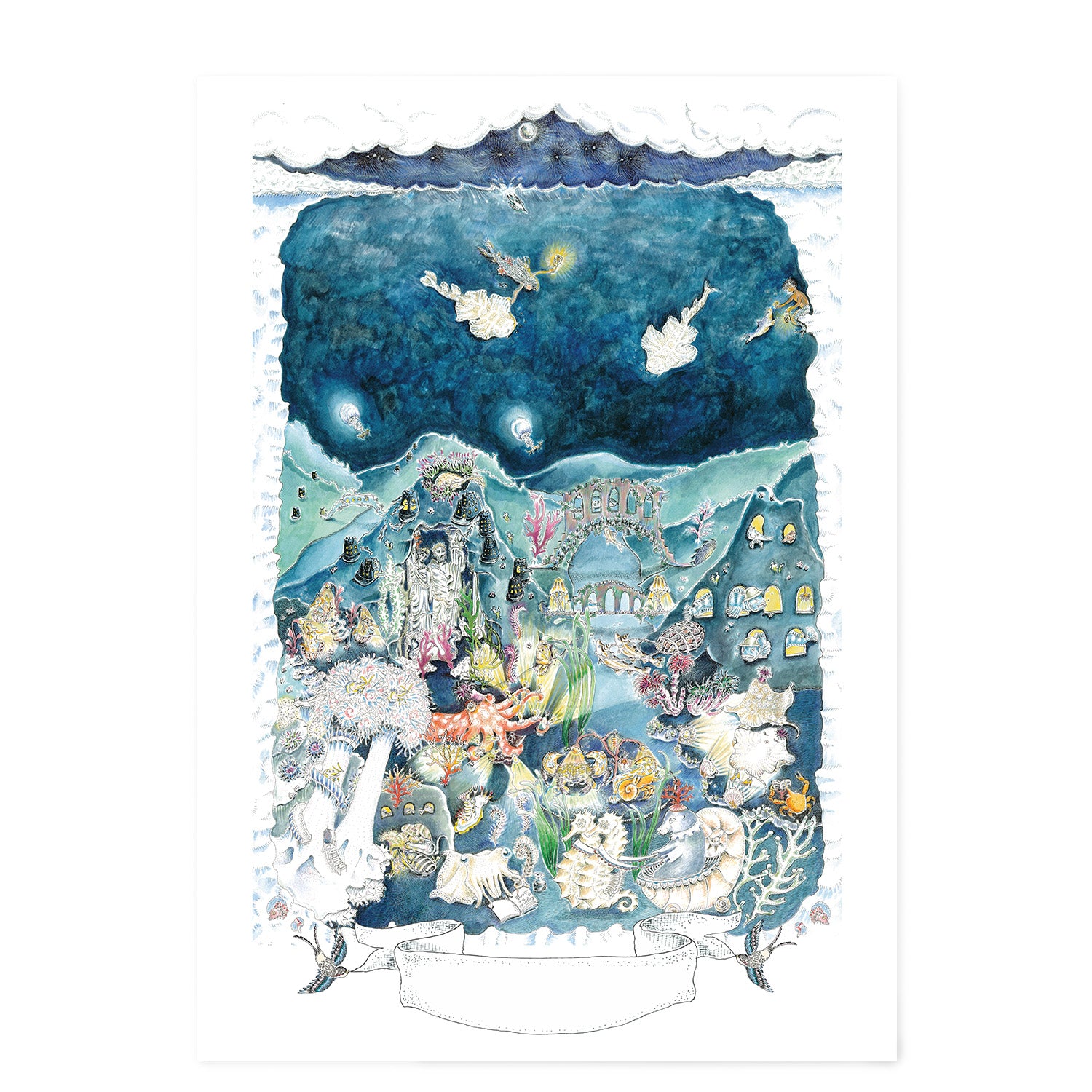 Birthposter The Legends of the Sea by Night