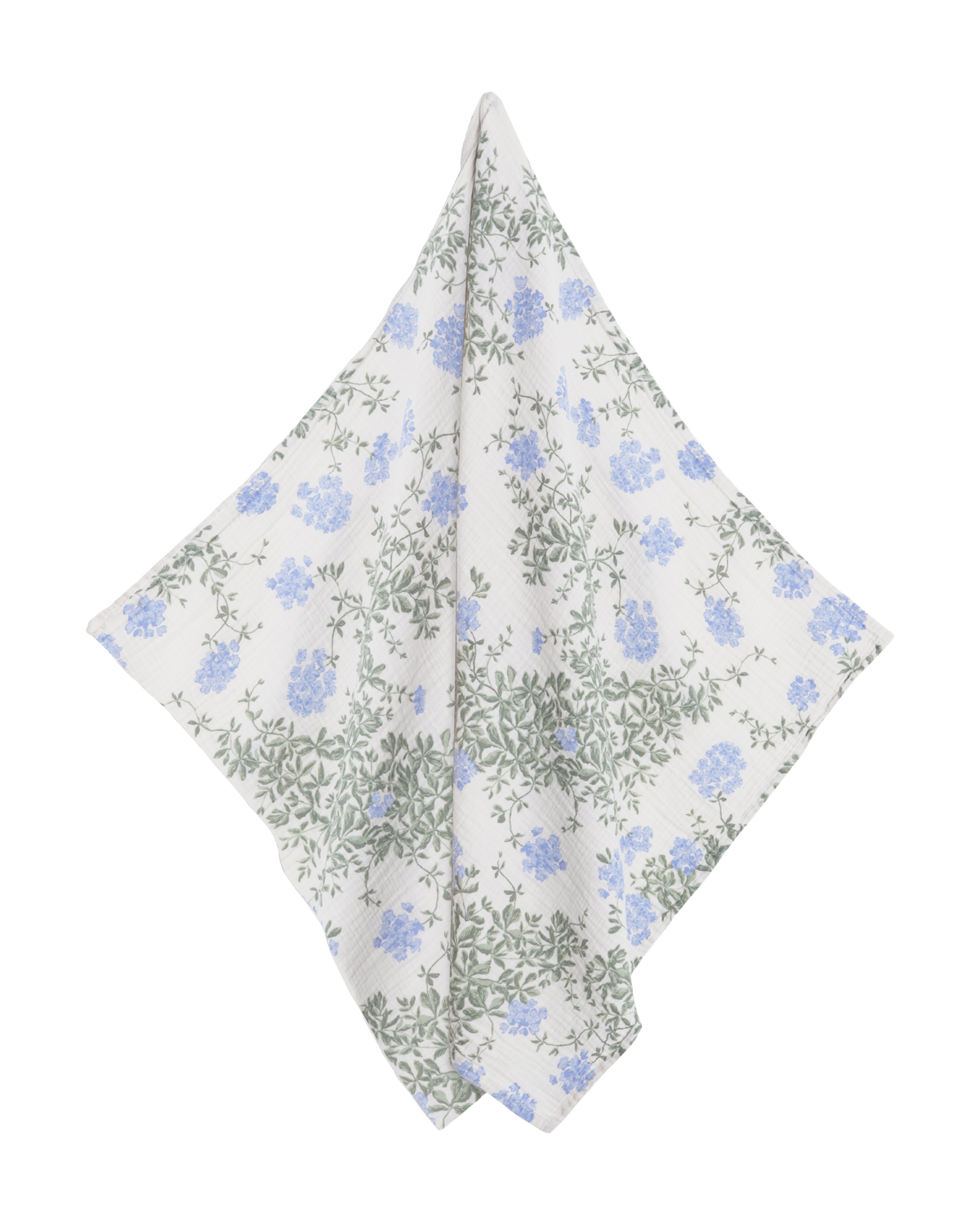 Muslin Blanket Set of 2 Plumbago detail - Garbo & Friends