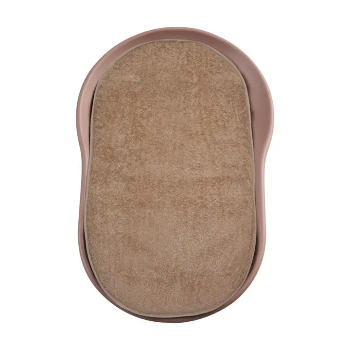 Inlay Cushion Terry Coral Brown