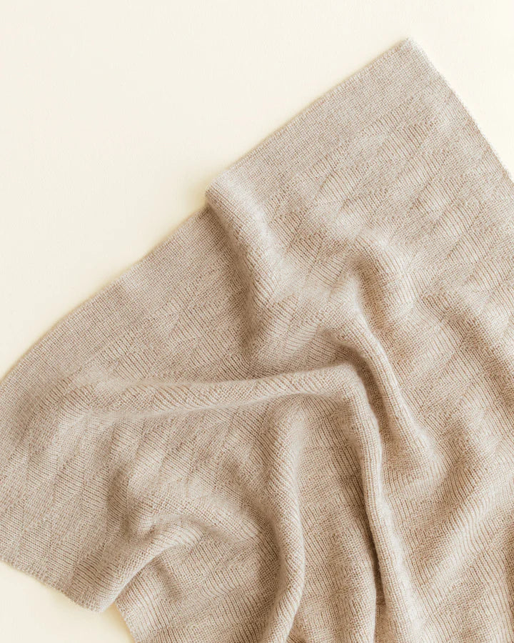 Herbie Merino Blanket Ecru