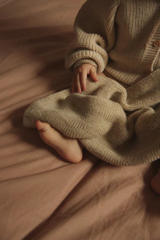 Herbie Merino Blanket Ecru
