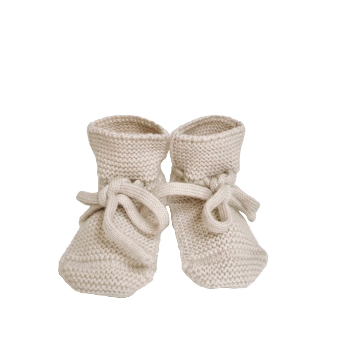 Merino Baby Booties Cream