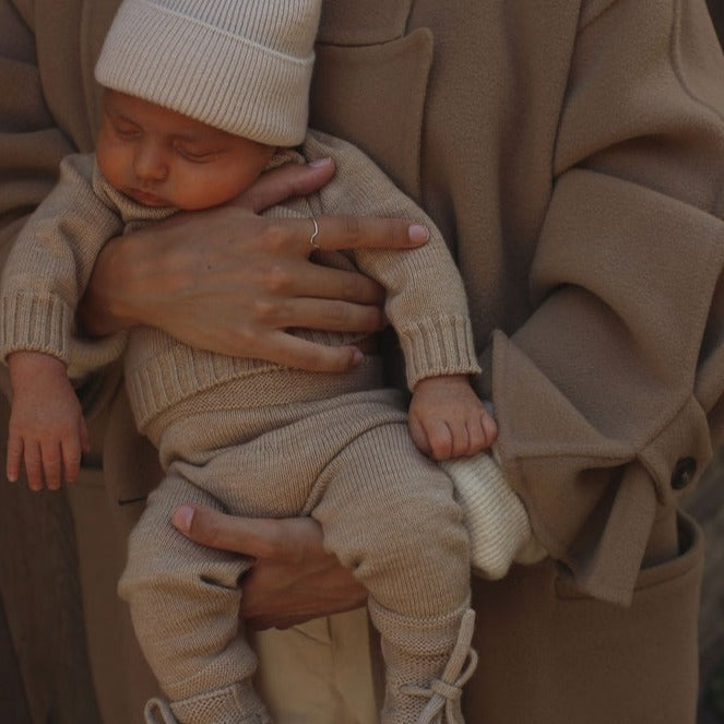 Georgette Merino Sweater Sand