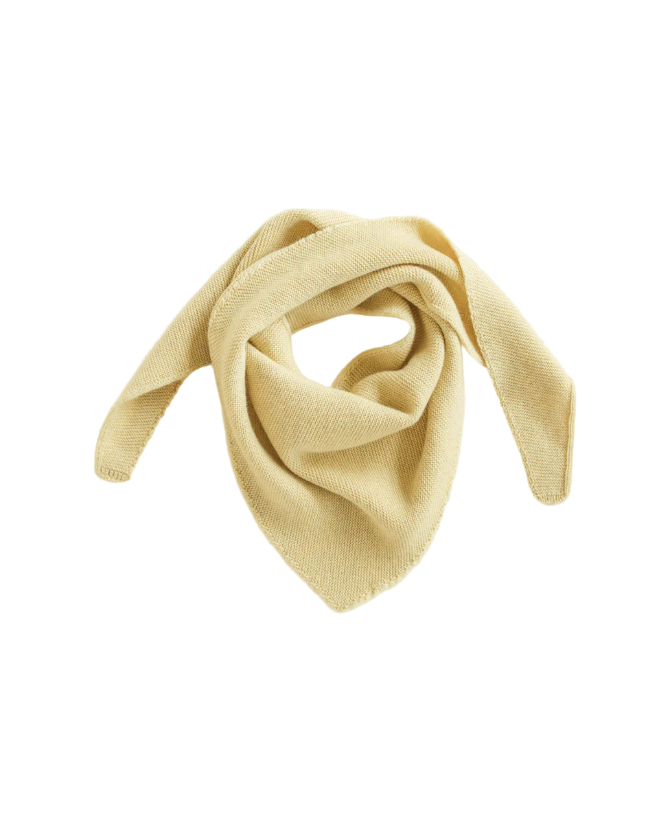 Triangle Scarf Josephina Licht geel
