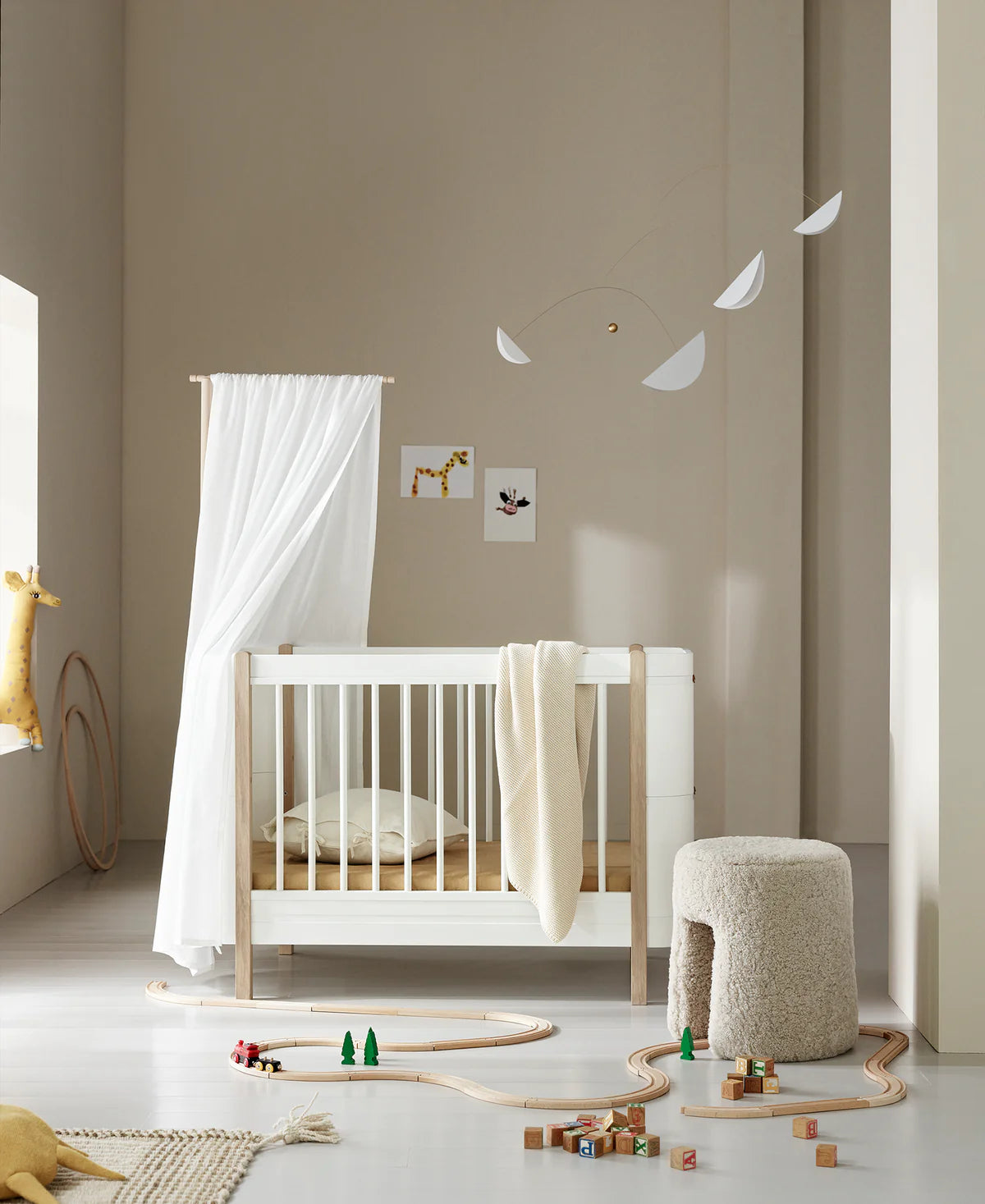 Mini+ Basic Bed Canopy White | 041492