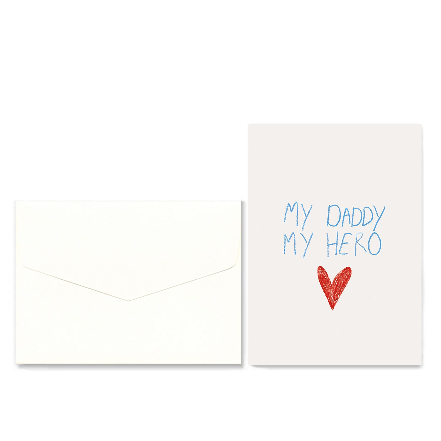 Wenskaart My Daddy My Hero