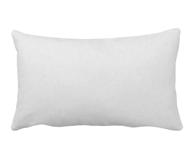 Linen Pillow Cover Blanc