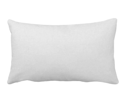 Linen Pillow Cover Blanc