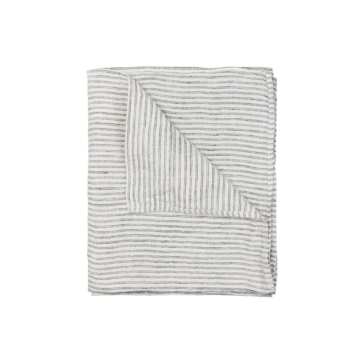 Linen Flat Sheet Pyjama Stripe