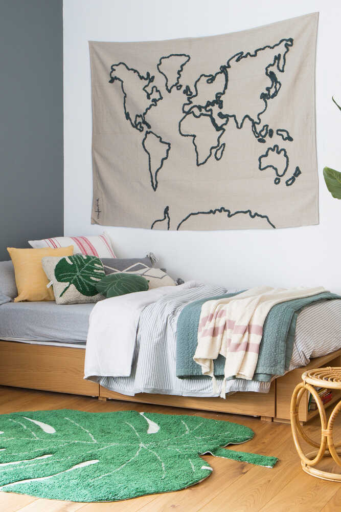 Wereldkaart Canvas