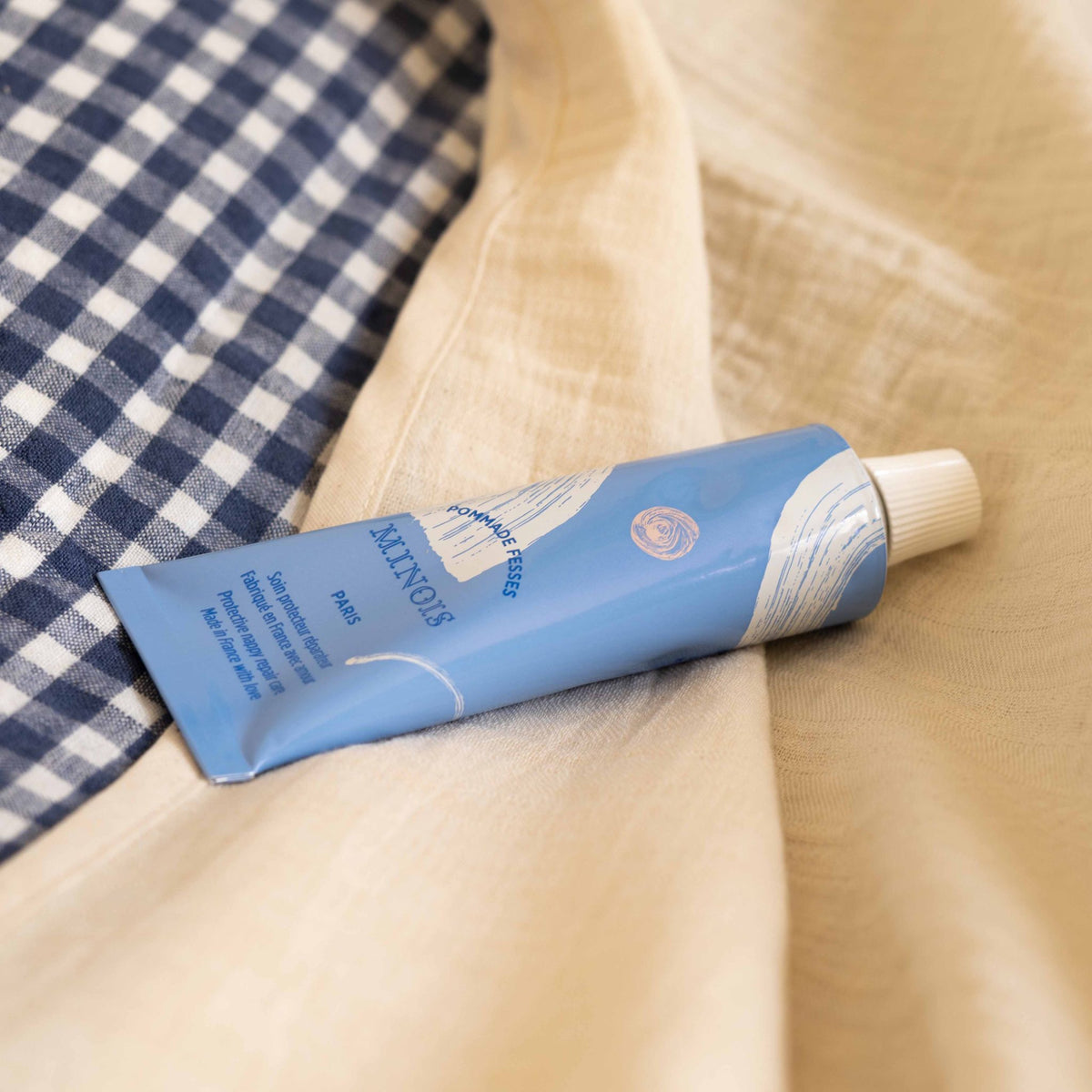 Minois Paris diaper cream tube for babies
