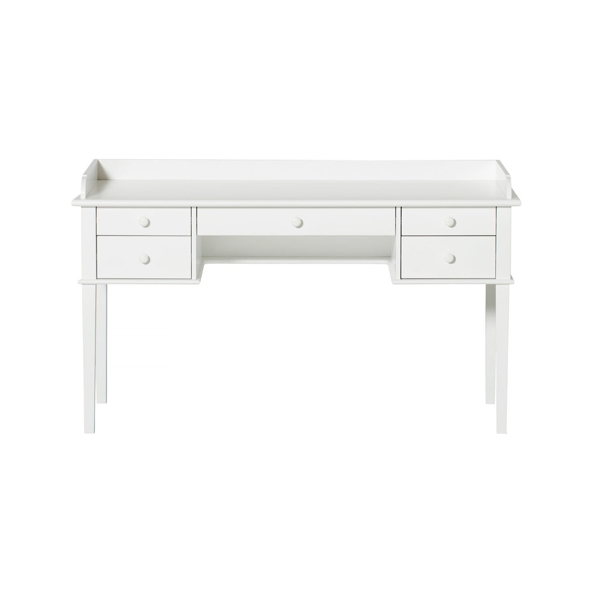 Oliver Furniture Seaside Junior Office Table White – side view