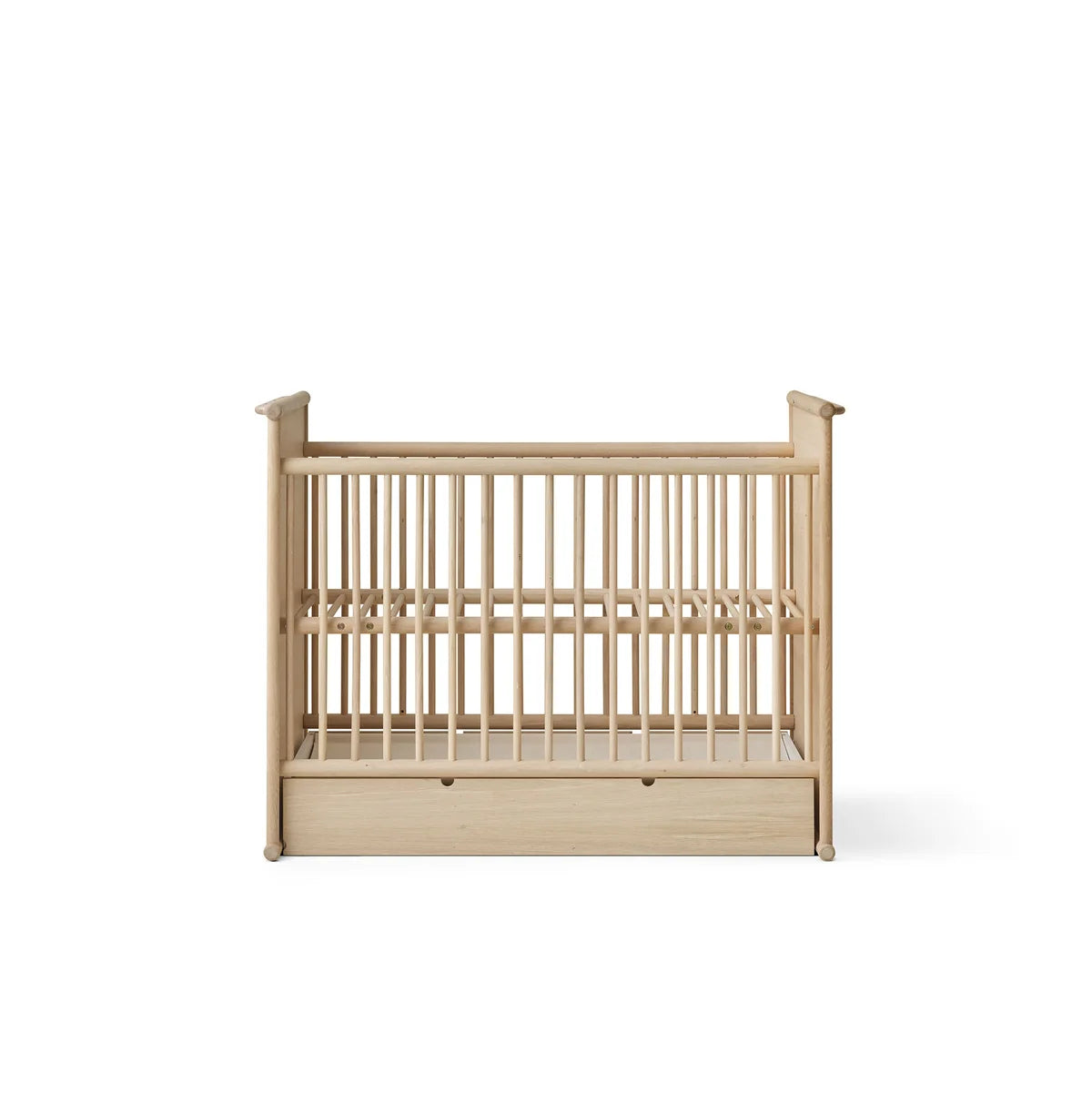Camp Novel cot bed/bed, 60x120/120x200 cm, oak