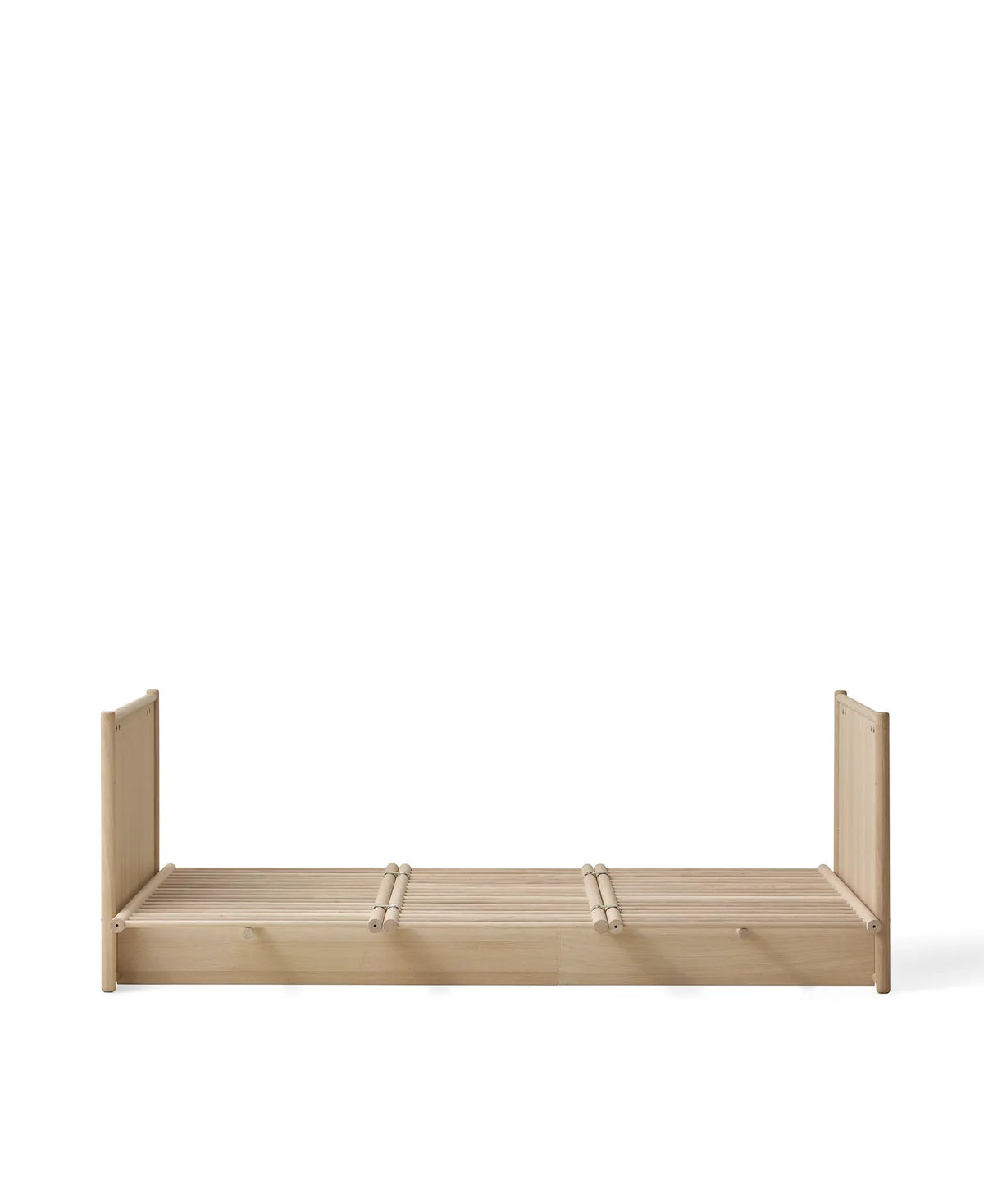 Camp Novel cot bed/bed, 60x120/120x200 cm, oak